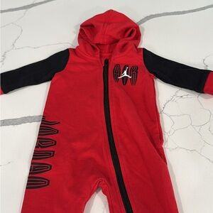 Jordan Baby Red and Black One Piece